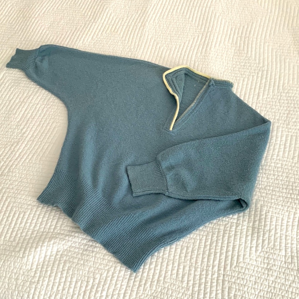 1950s Vintage Dolman Sleeve Crop Sweater